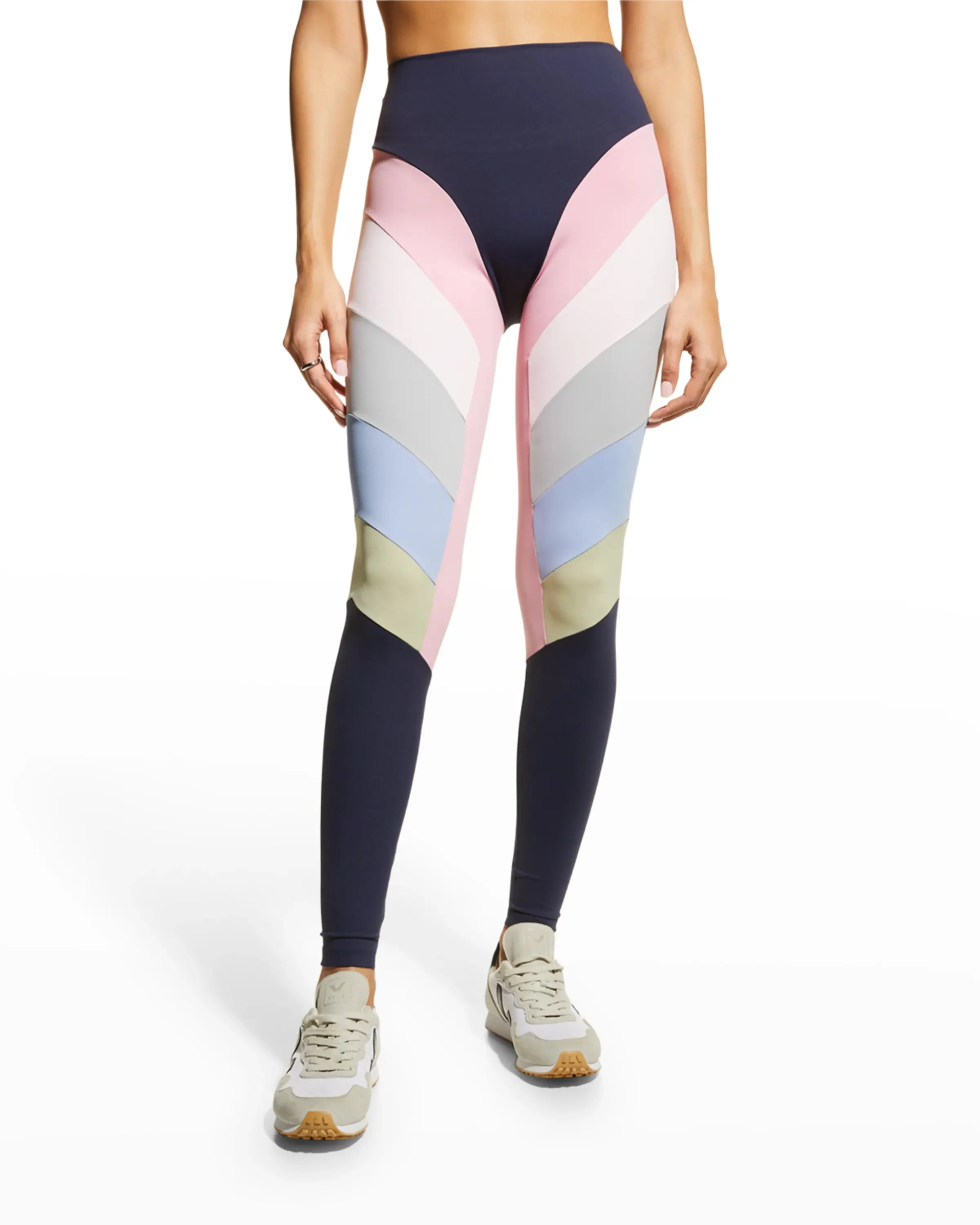 Rainbow Legging New Navy / Pastel