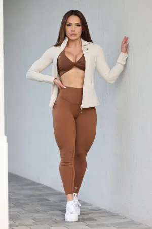 Second skin coffee leggings