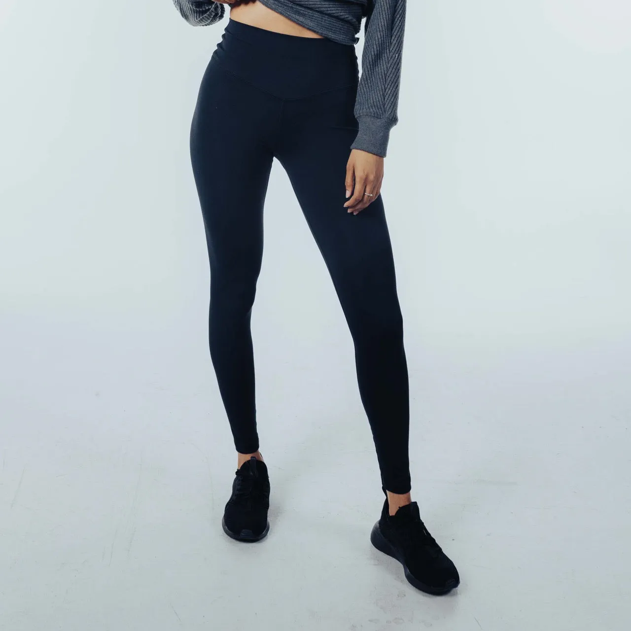 Second Skin Legging - Sueded Onyx
