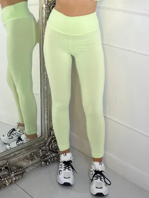 Second Skin Leggings - Lime Green