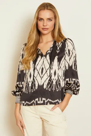 Spencer Top in Ikat Tapestry