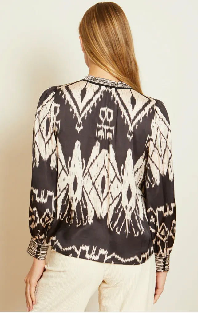 Spencer Top in Ikat Tapestry