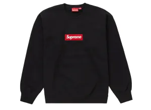 SUPREME BOX LOGO CREWNECK (FW22) BLACK