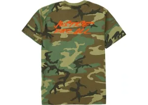 SUPREME FUTURA LOGO TEE WOODLAND CAMO