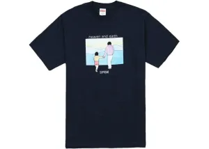 SUPREME HEAVEN AND EARTH TEE NAVY