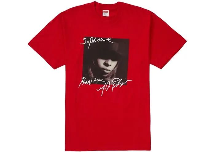 SUPREME MARY J BLIDGE TEE RED