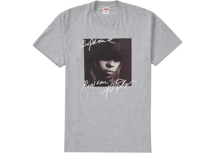 SUPREME MARY J. BLIGE TEE GREY
