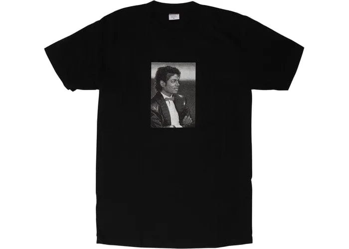 SUPREME MICHAEL JACKSON TEE BLACK