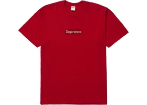 Supreme Swarovski Box Logo Tee “SS 19”