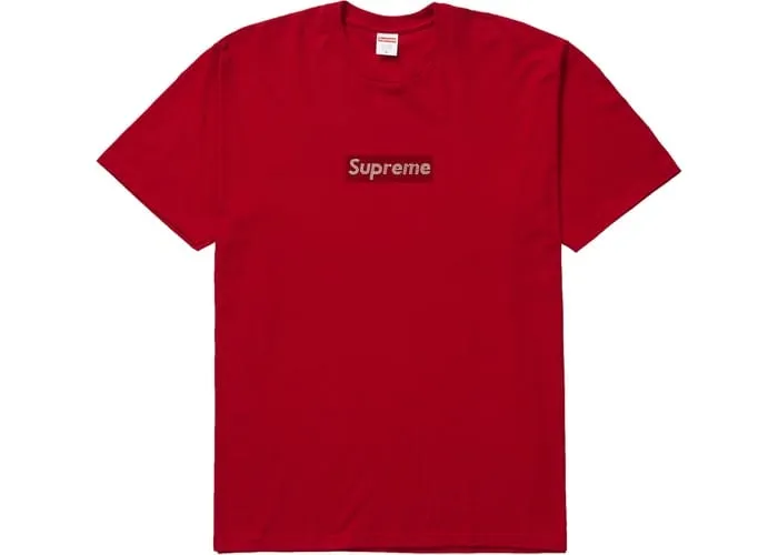 Supreme Swarovski Box Logo Tee “SS 19”