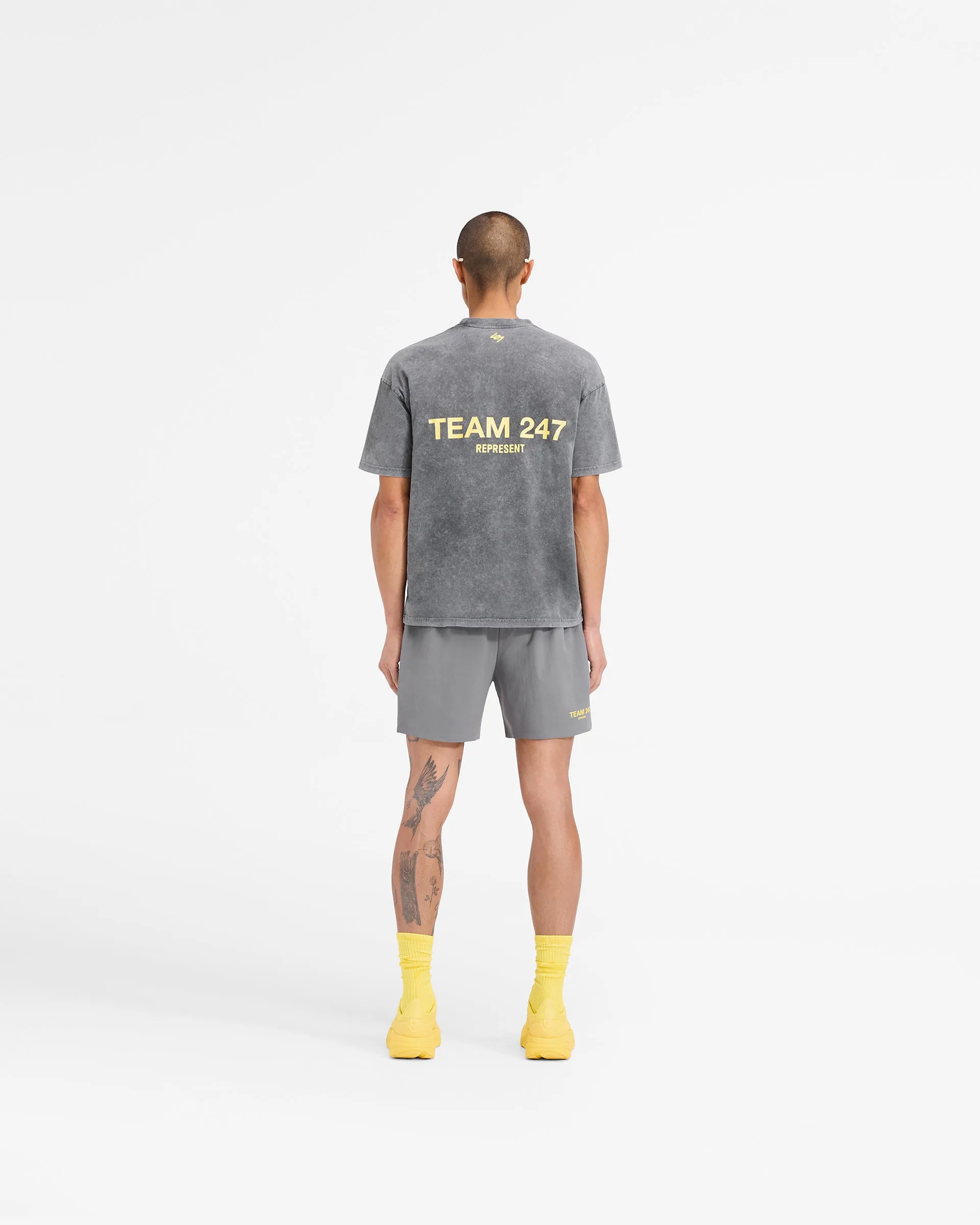 Team 247 Oversized T-Shirt - Pewter Lemon