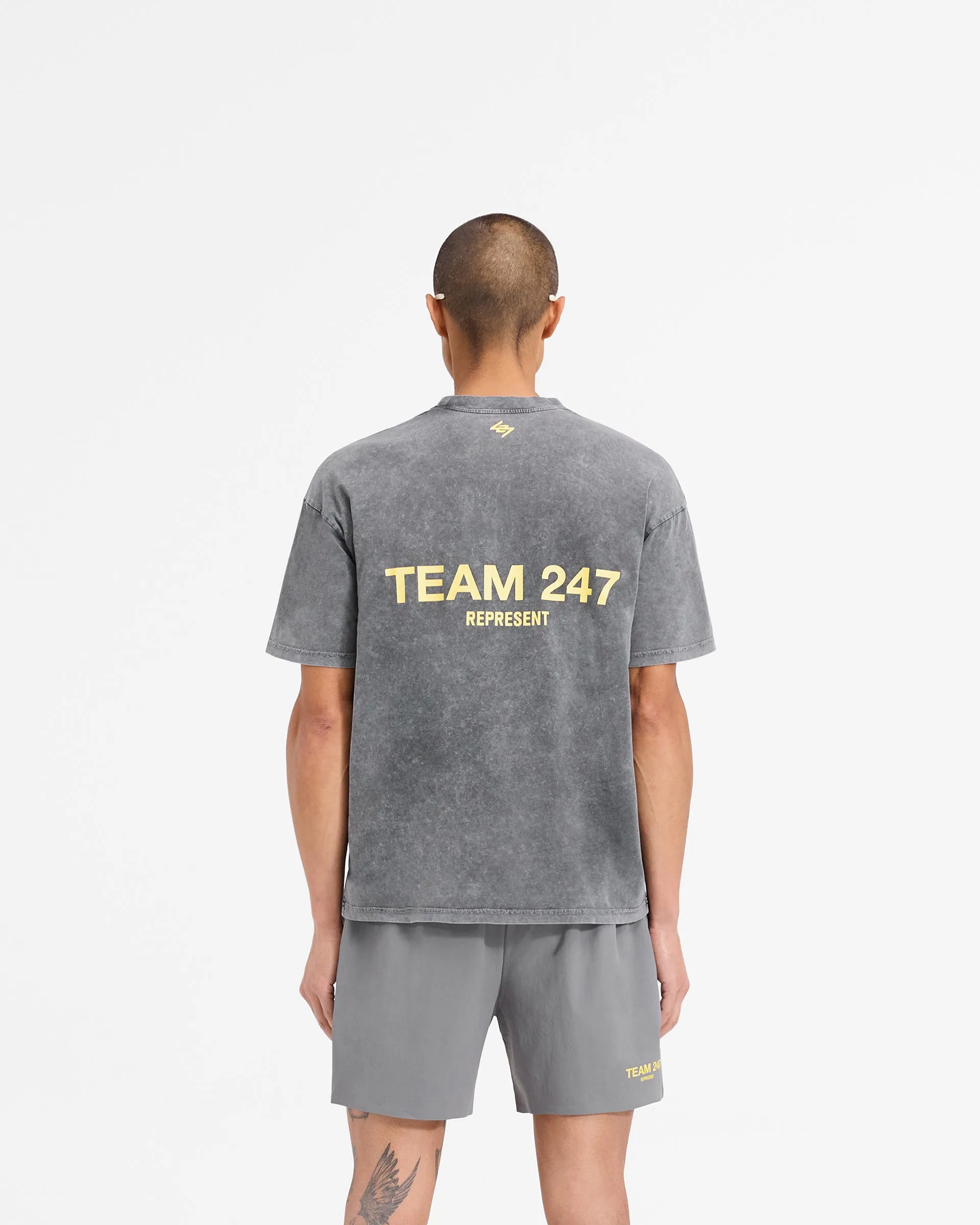 Team 247 Oversized T-Shirt - Pewter Lemon