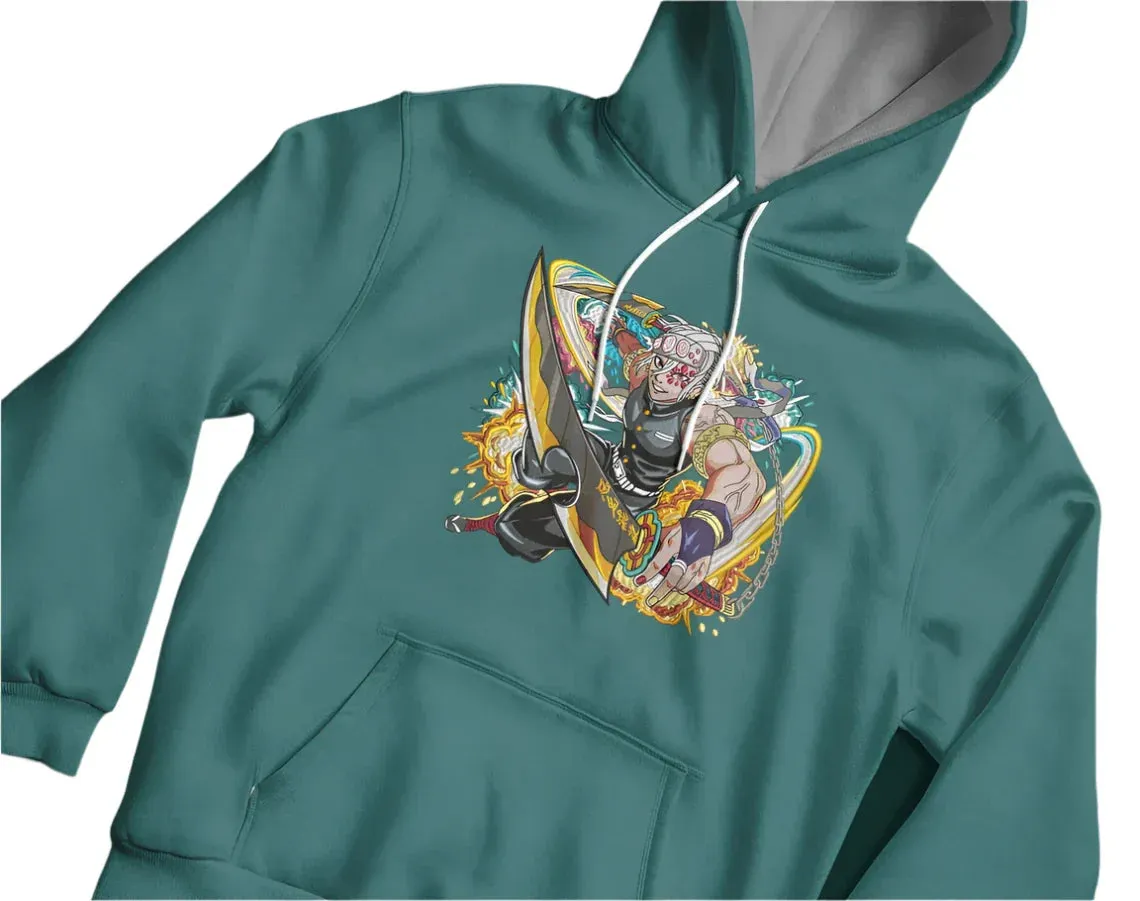 Tengen Uzui The Sound Hashira of Resplendent Thunder Hoodie