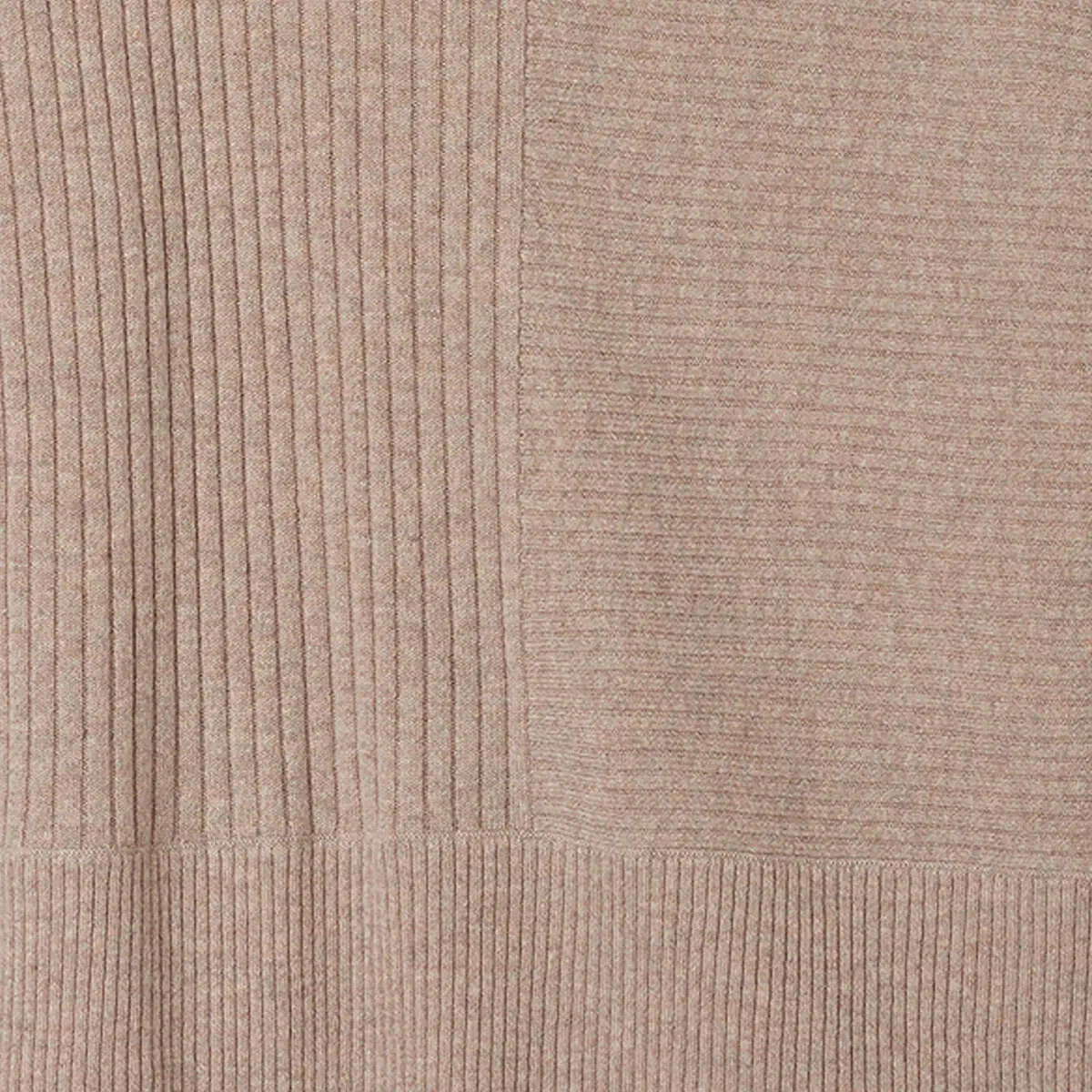 The Luxe Cashmere Blend Funnel Neck Sweater - Toffee
