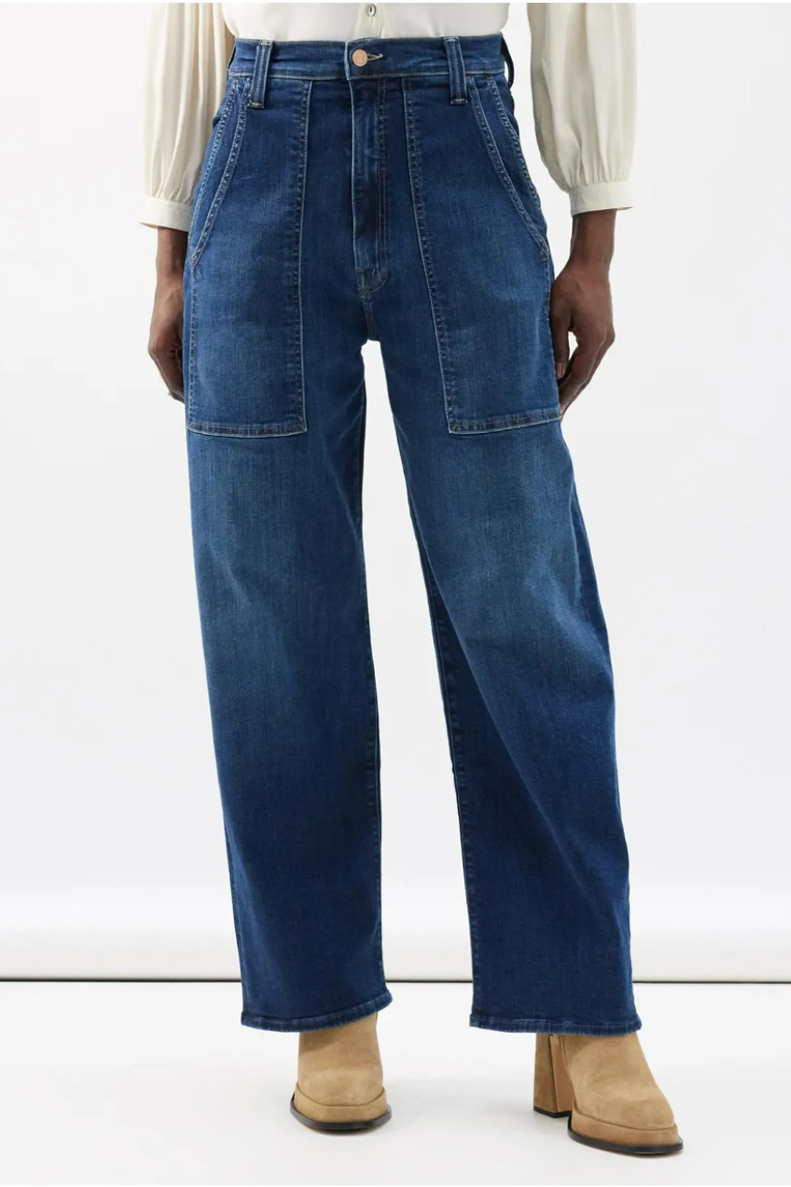 The Quartet Breaker Flood Wide-leg Jeans