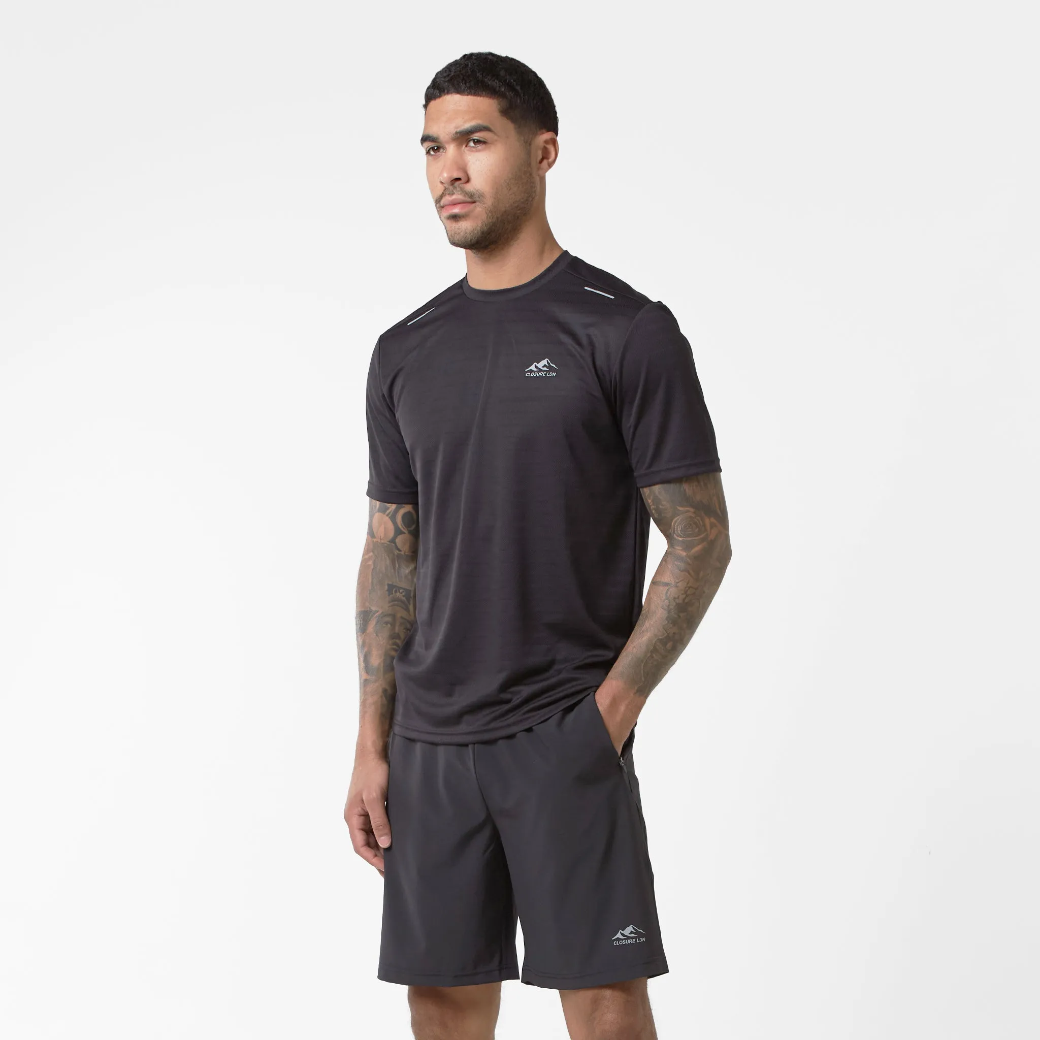 Training 9" Twinset | Black