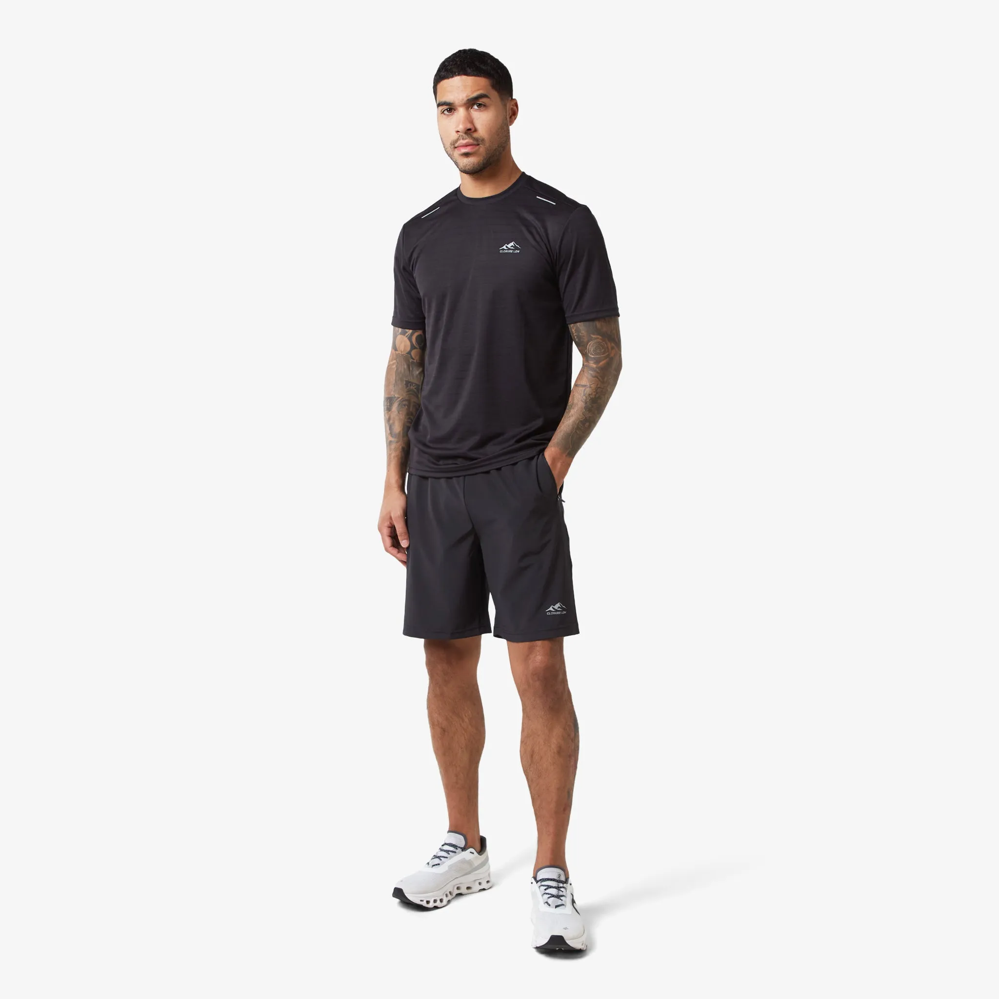 Training 9" Twinset | Black