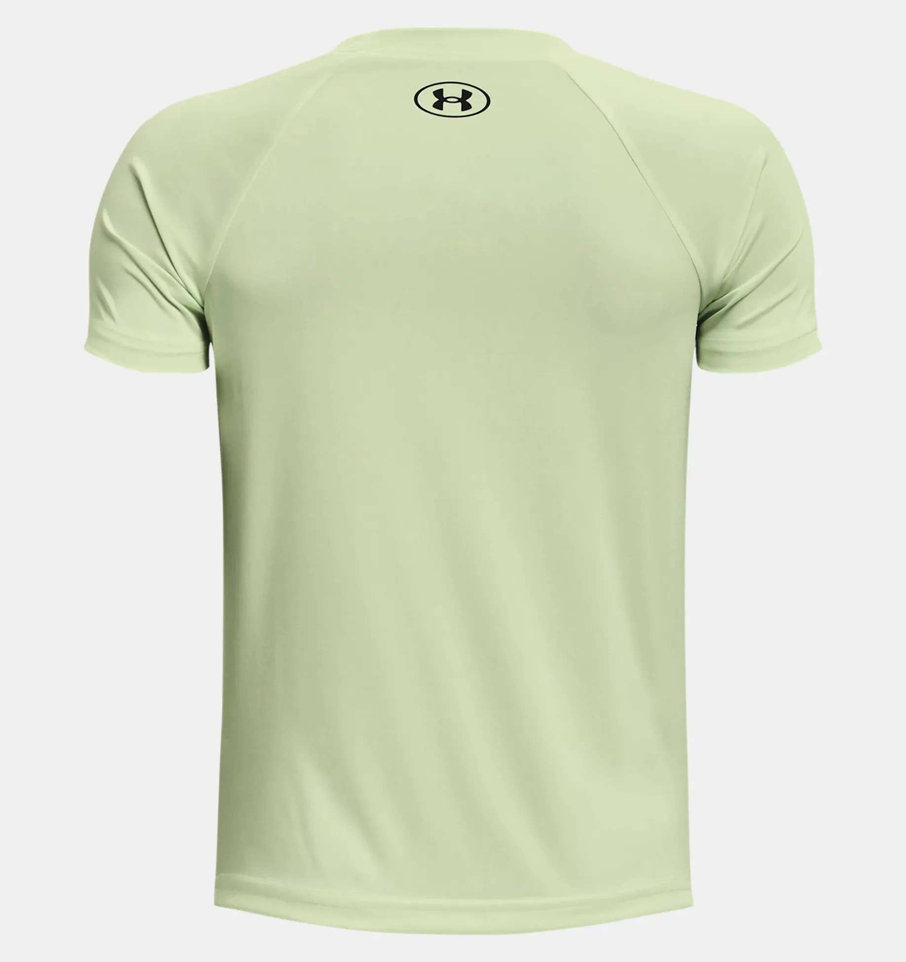 Under Armour Boys' Tech™ Split Logo Hybrid Short Sleeve - Phosphor Green
