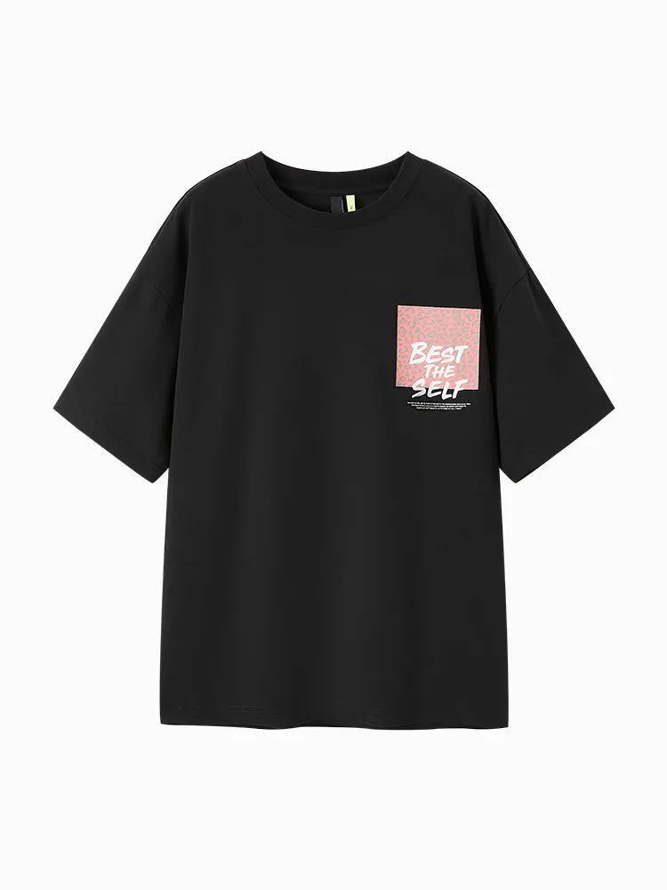 Unisex's Moisture-absorbing Quick-drying Round Neck Short Sleeves T-Shirt