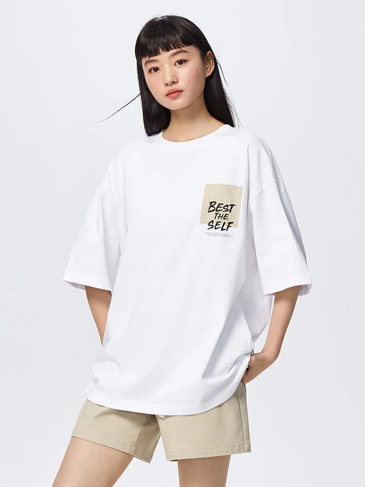 Unisex's Moisture-absorbing Quick-drying Round Neck Short Sleeves T-Shirt