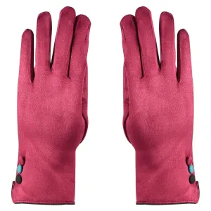 Winter Gloves For Women - Maroon