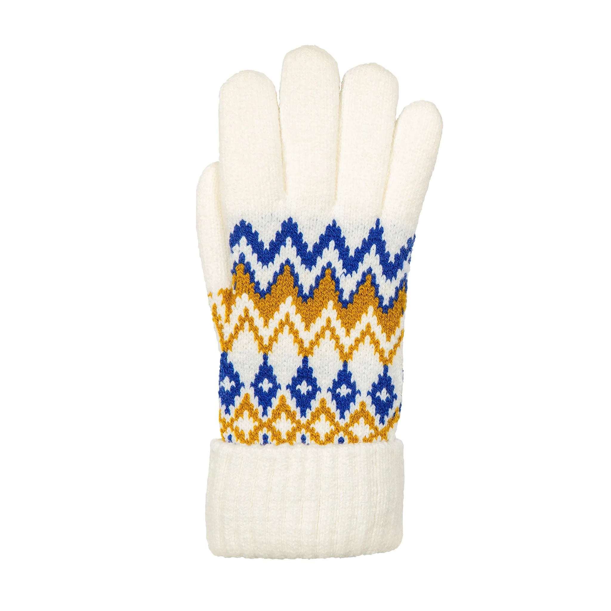 Women’s Jacquard Fair Isle Knitted Gloves