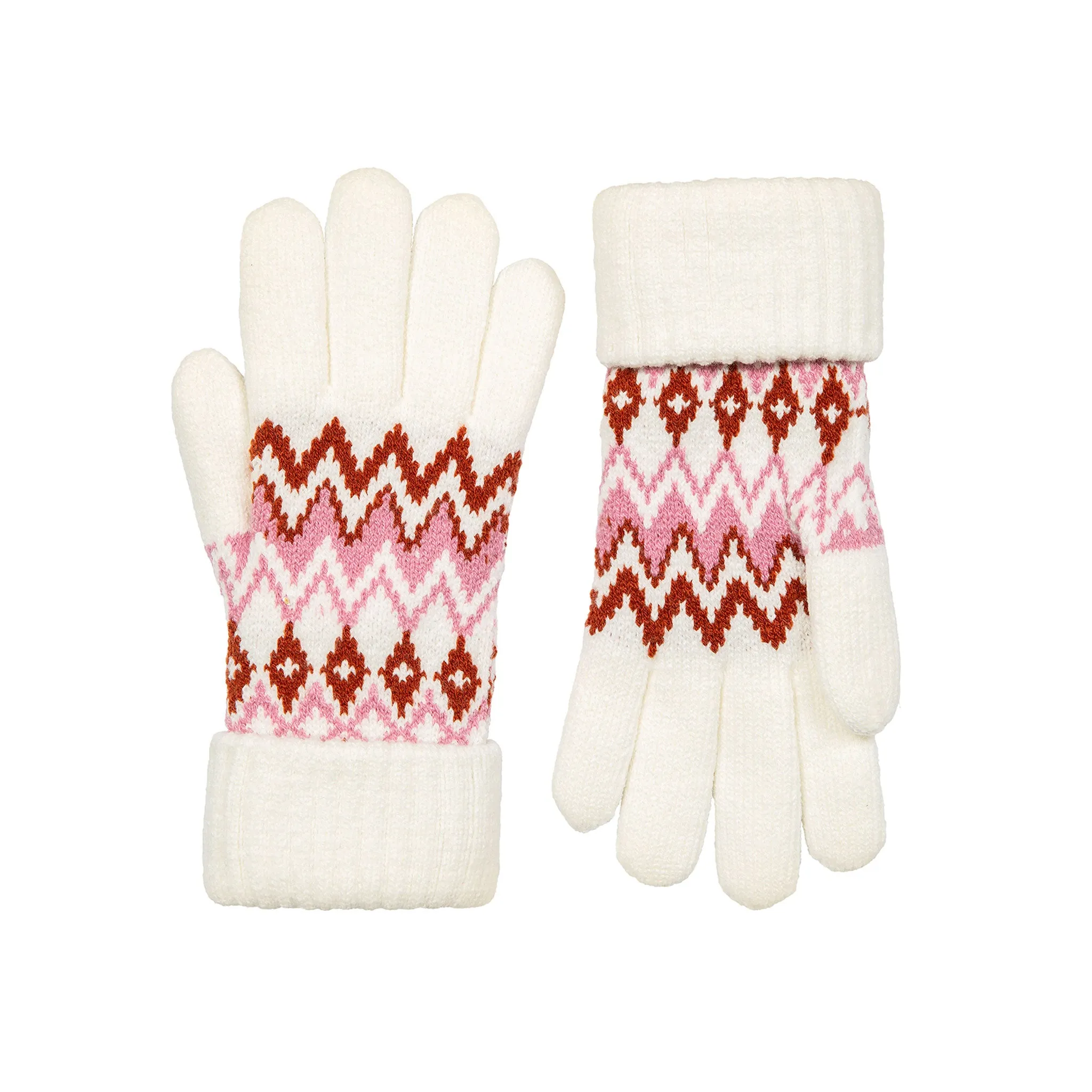 Women’s Jacquard Fair Isle Knitted Gloves