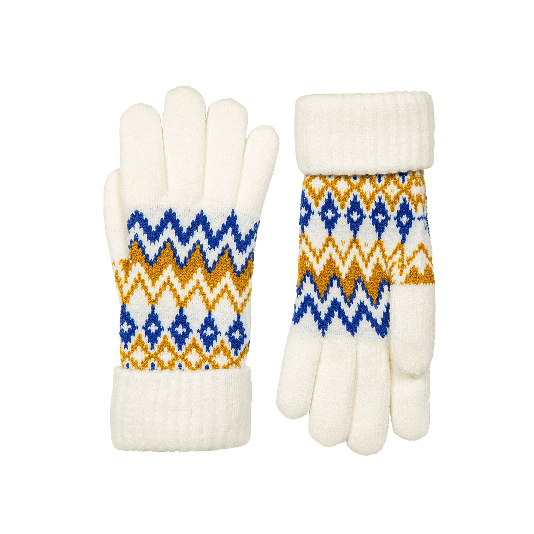 Women’s Jacquard Fair Isle Knitted Gloves