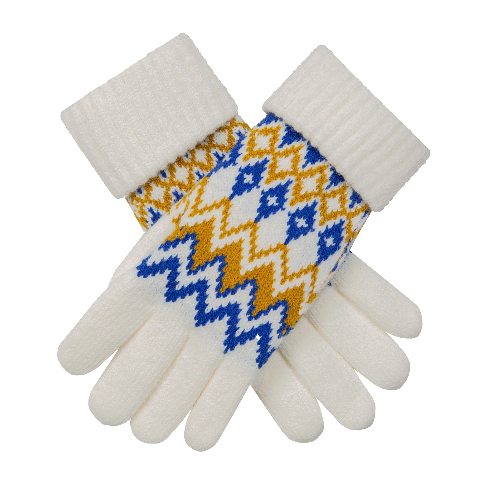 Women’s Jacquard Fair Isle Knitted Gloves