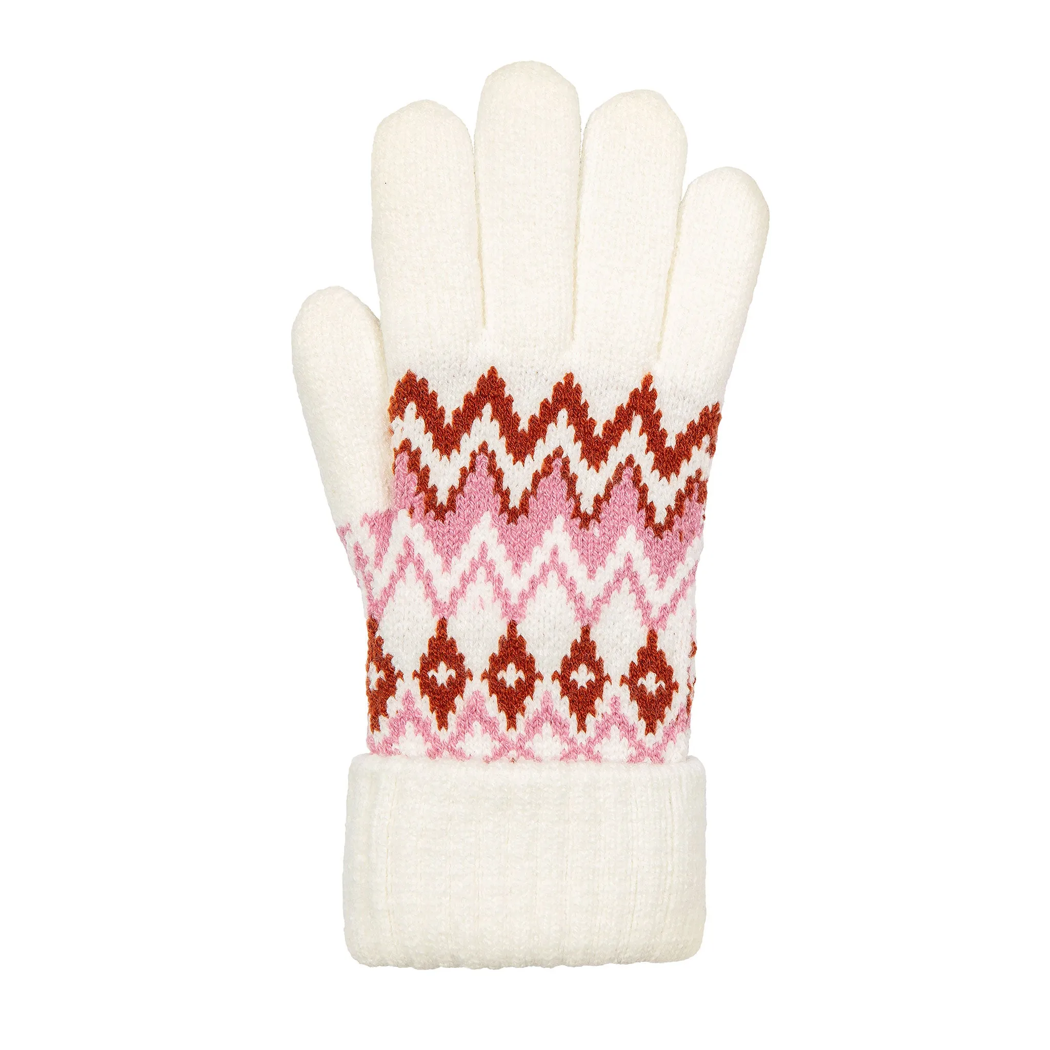 Women’s Jacquard Fair Isle Knitted Gloves